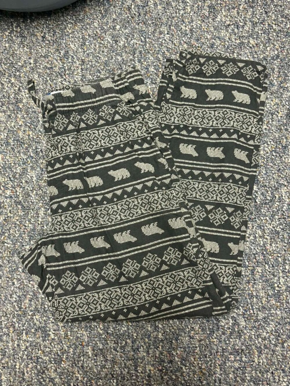 Old Navy Womens Fairisle Polar Bear Pajama Pants Size Medium